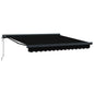 JUNG Vida Markise Schwarz 350 x 250 x 165 cm Polyester und Aluminium