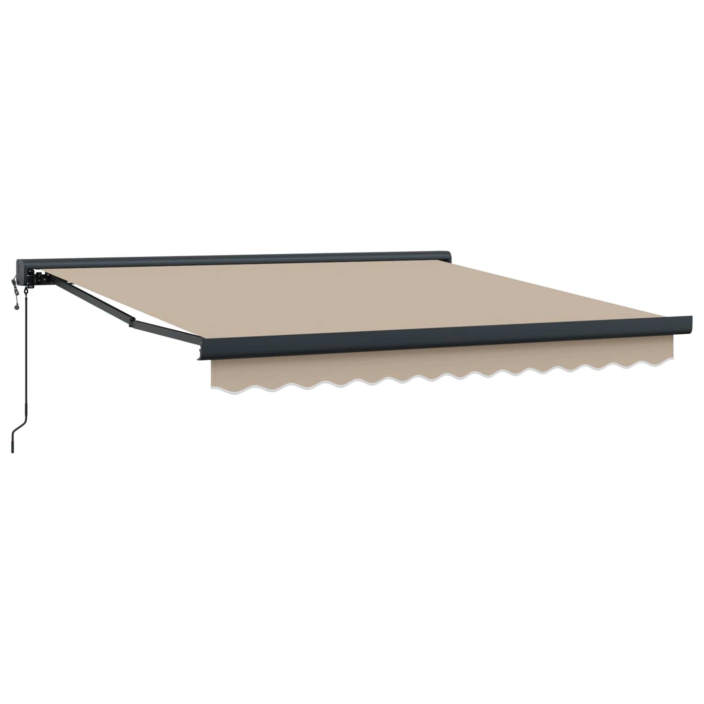 JUNG Vida Markise Beige 350 x 250 x 165 cm Polyester und Aluminium