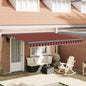 JUNG Vida Markise Orange und Braun 400 x 300 x 165 cm