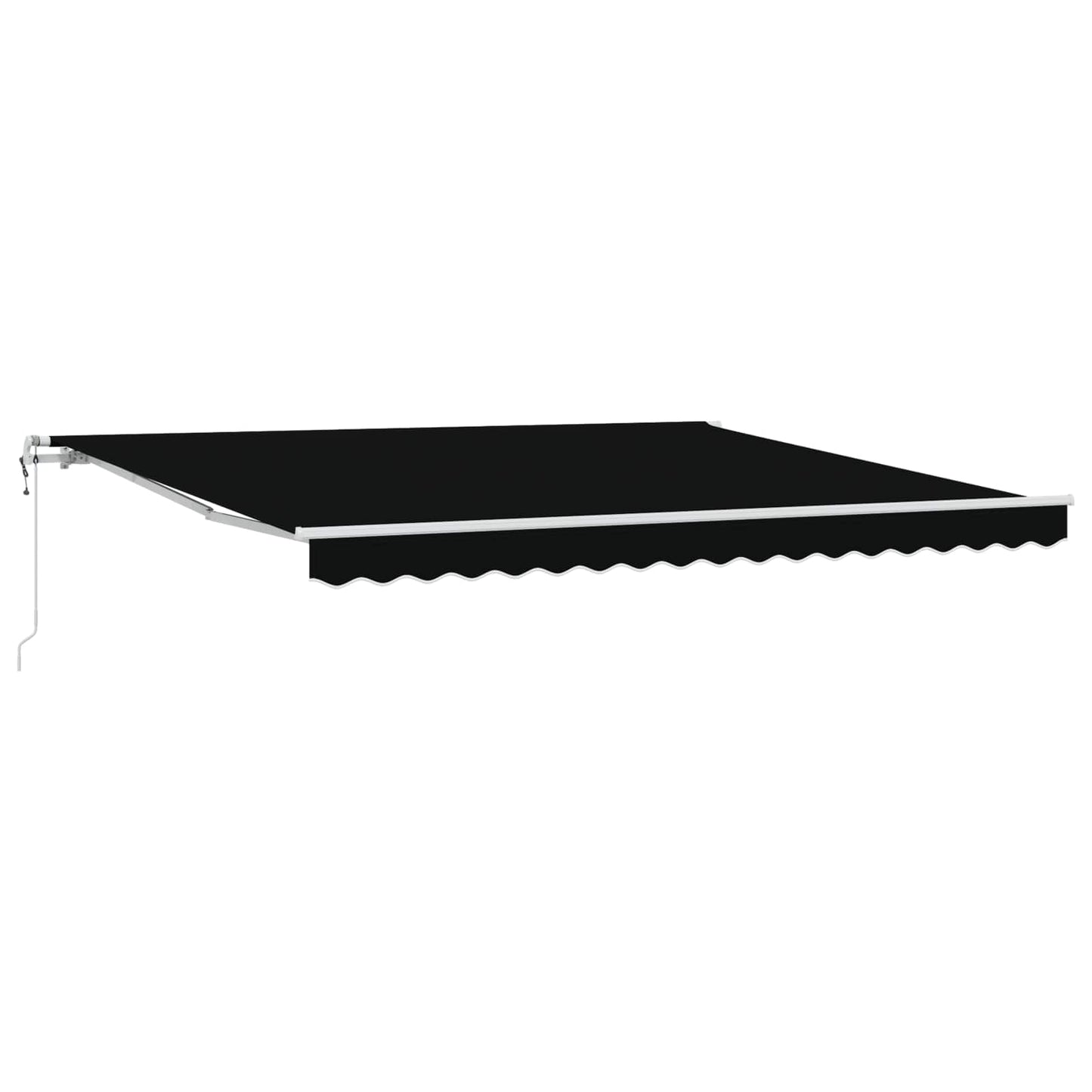 JUNG Vida Einziehbare Markise Schwarz 400 x 300 cm Stoff