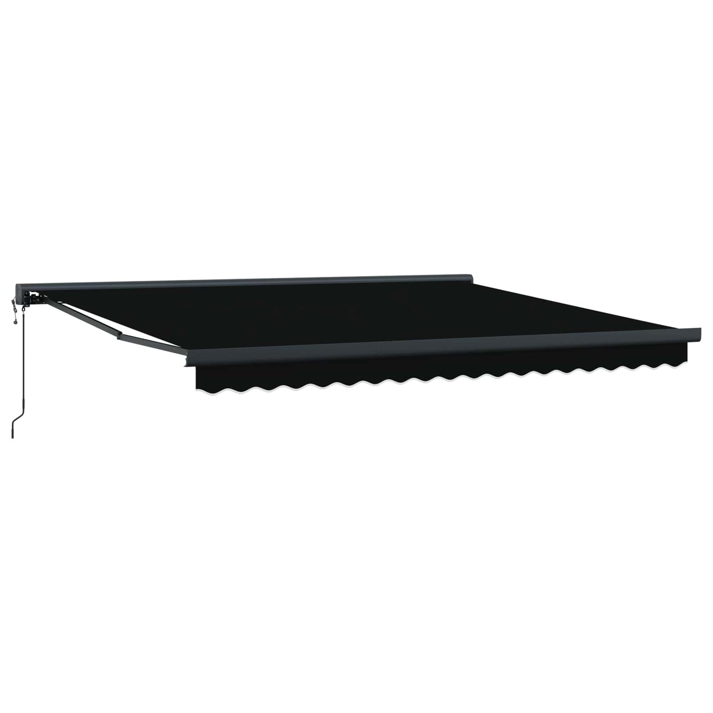 JUNG Vida Markise Schwarz 400 x 300 x 165 cm Polyester und Aluminium