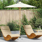 JUNG Vida Garten-Sonnenschirm Cremeweiß Ø 270 x 260 cm Bambus