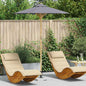 JUNG Vida Garten-Sonnenschirm Dunkelgrau Ø 270 x 260 cm Bambus