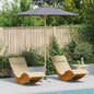 JUNG Vida Garten-Sonnenschirm Dunkelgrau Ø 270 x 260 cm Bambus