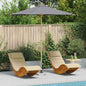 JUNG Vida Garten-Sonnenschirm Dunkelgrau Ø 270 x 260 cm Bambus