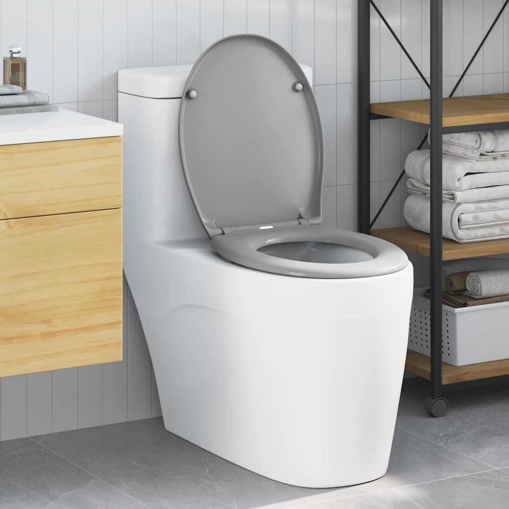 JUNG Vida Toilettensitz Grau 47 x 37 x 4 cm Duroplast