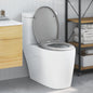 JUNG Vida Toilettensitz Grau 47 x 37 x 4 cm Duroplast
