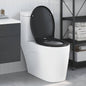 JUNG Vida Toilettensitz Schwarz 47 x 37 x 4 cm Duroplast