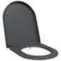 JUNG Vida Toilettensitz Anthrazit 49 x 36 x 4 cm Duroplast