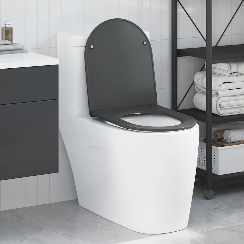 JUNG Vida Toilettensitz Anthrazit 47 x 36 x 3,4 cm Duroplast