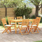 JUNG Vida Klappstuhl 6 pcs Weiß 49 x 57,5 x 92 cm Massivholz Akazie