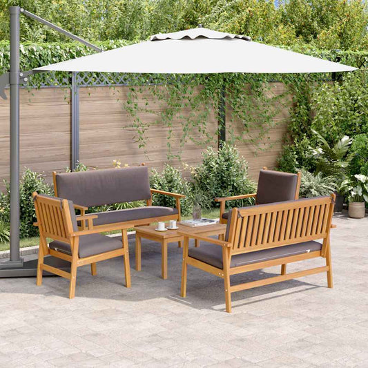 JUNG Vida Gartensofa-set 5 pcs Braun Massivholz Akazie