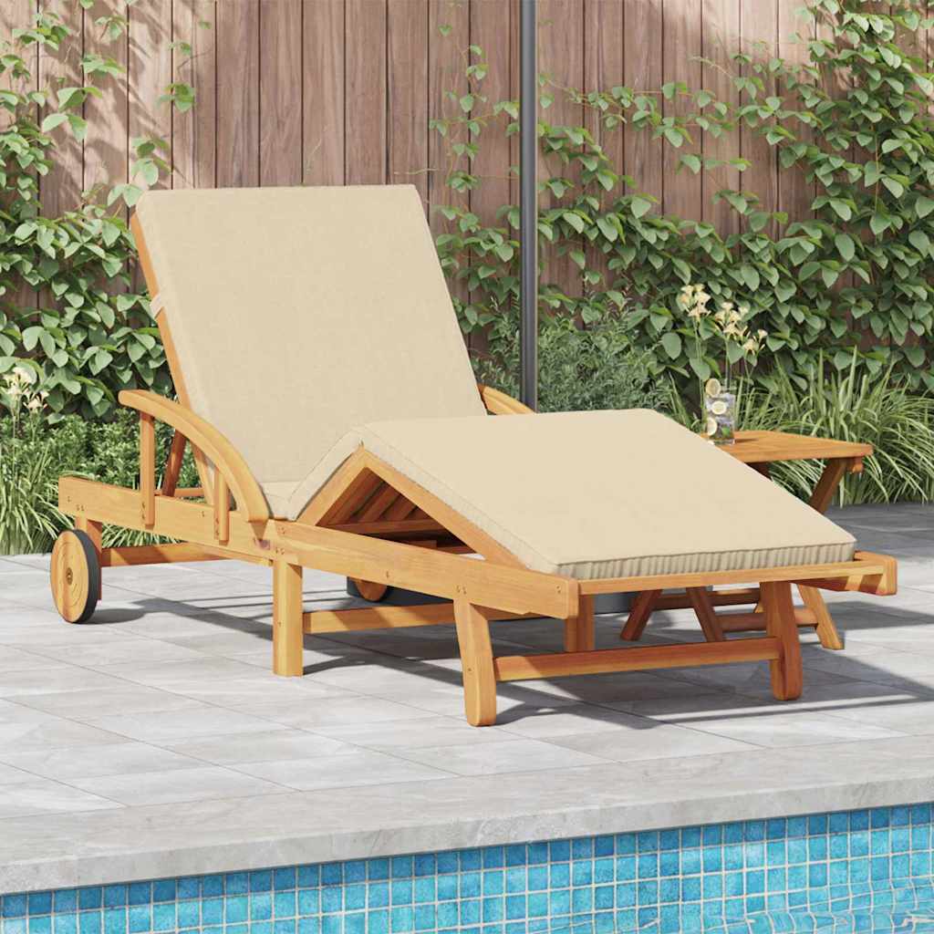 JUNG Vida Sonnenliege 2 pcs Beige 40 x 40 x 40cm Massivholz Akazie
