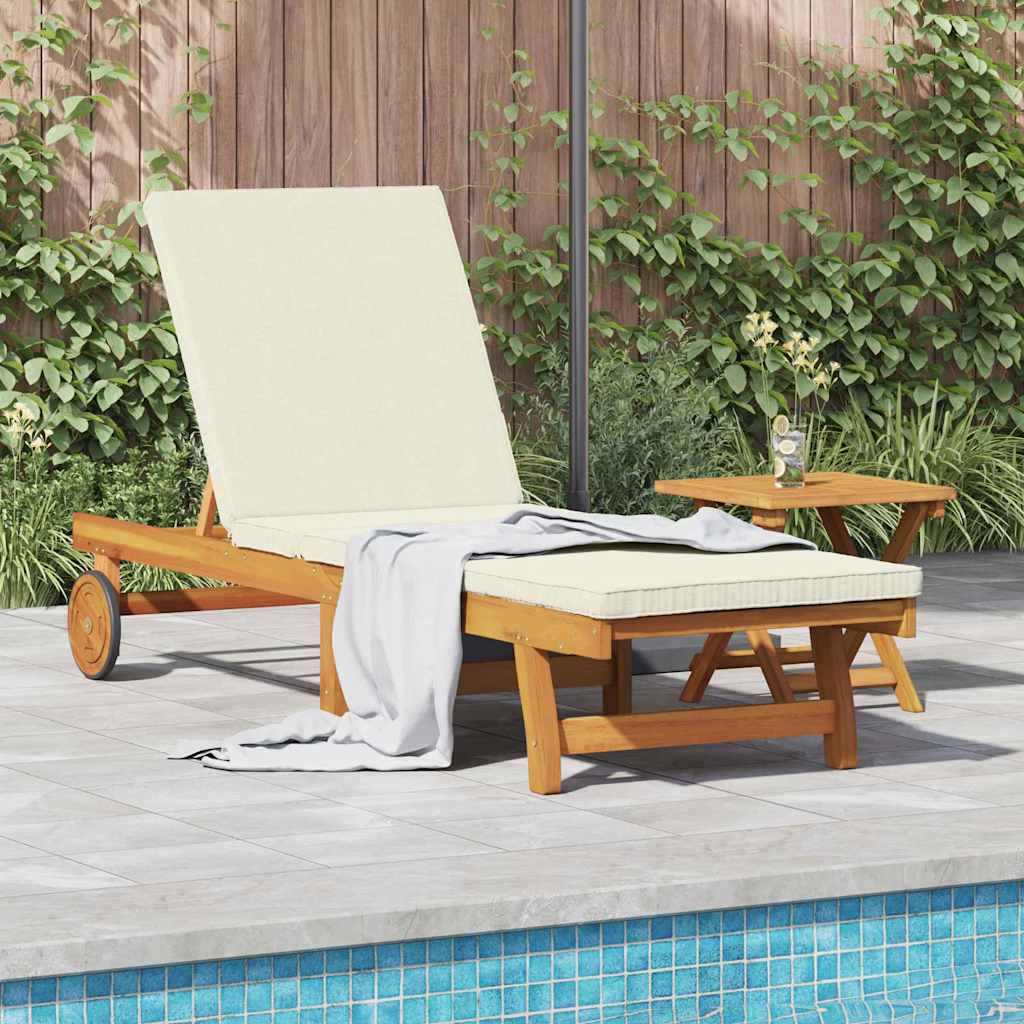 JUNG Vida Sonnenliege 1-Person 2 pcs Braun Massivholz Akazie