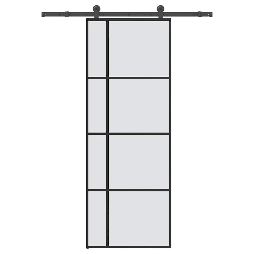 JUNG Vida Schiebetür mit Beschlag 76x205 cm ESG-Glas & Aluminium