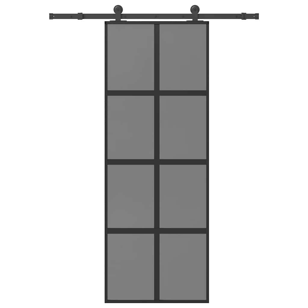 JUNG Vida Schiebetür mit Beschlag 76x205 cm Hartglas & Aluminium