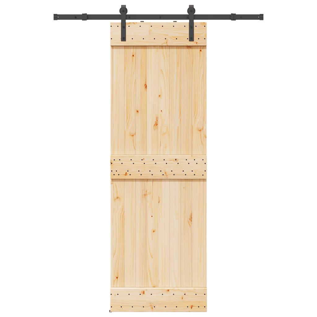 JUNG Vida Schiebetür mit Beschlag 70x210 cm Massivholz Kiefer