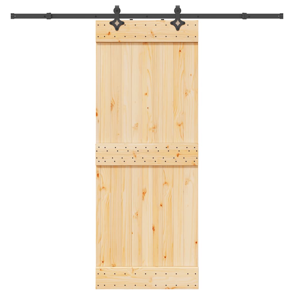 JUNG Vida Schiebetür mit Beschlag 80x210 cm Massivholz Kiefer