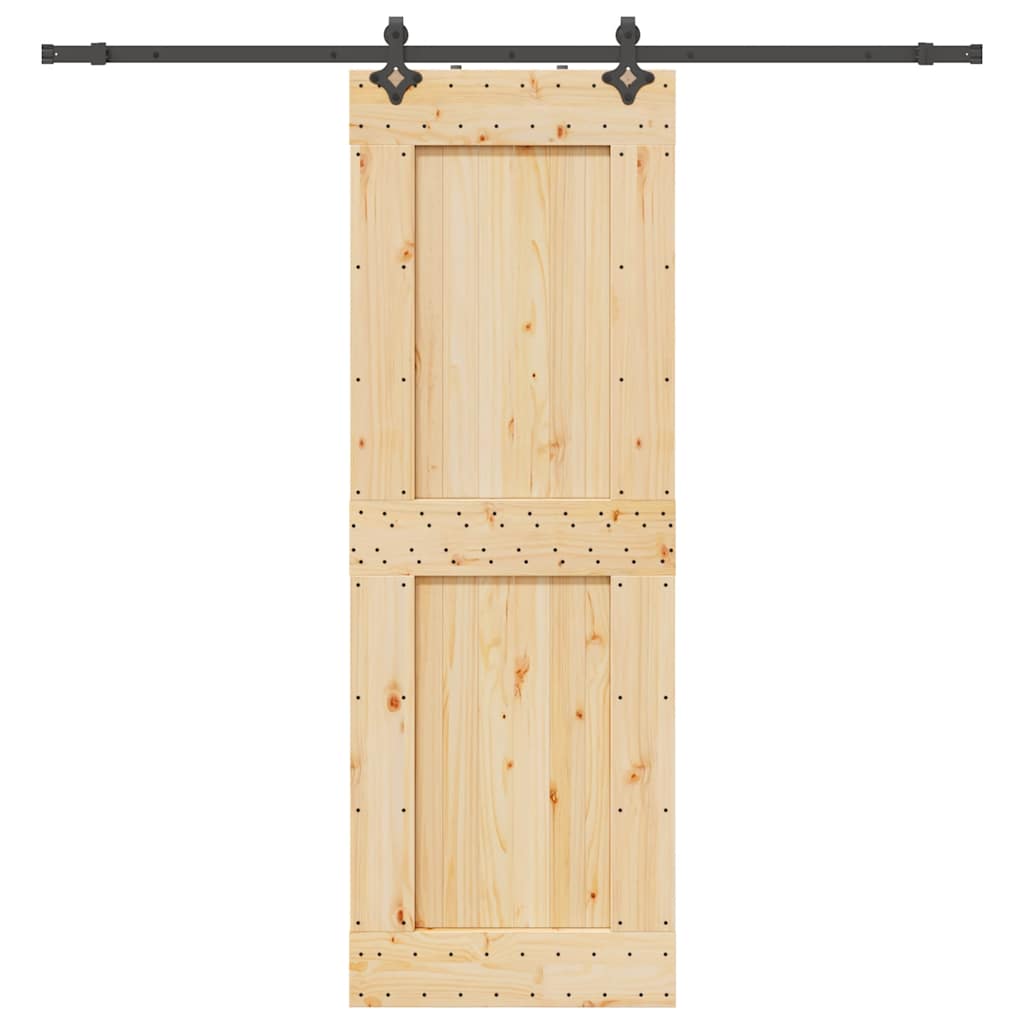 JUNG Vida Schiebetür mit Beschlag 80x210 cm Massivholz Kiefer