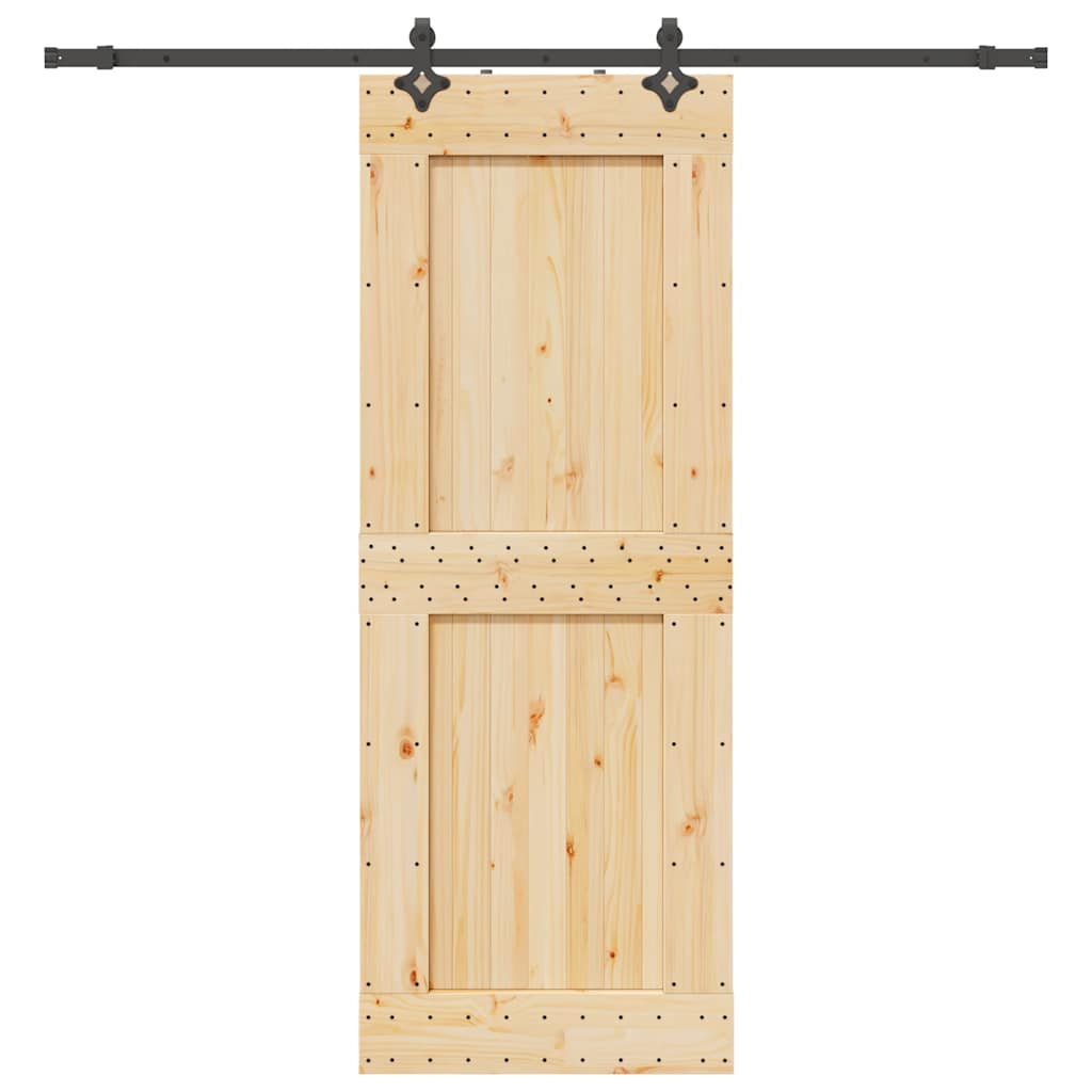 JUNG Vida Schiebetür mit Beschlag 85x210 cm Massivholz Kiefer
