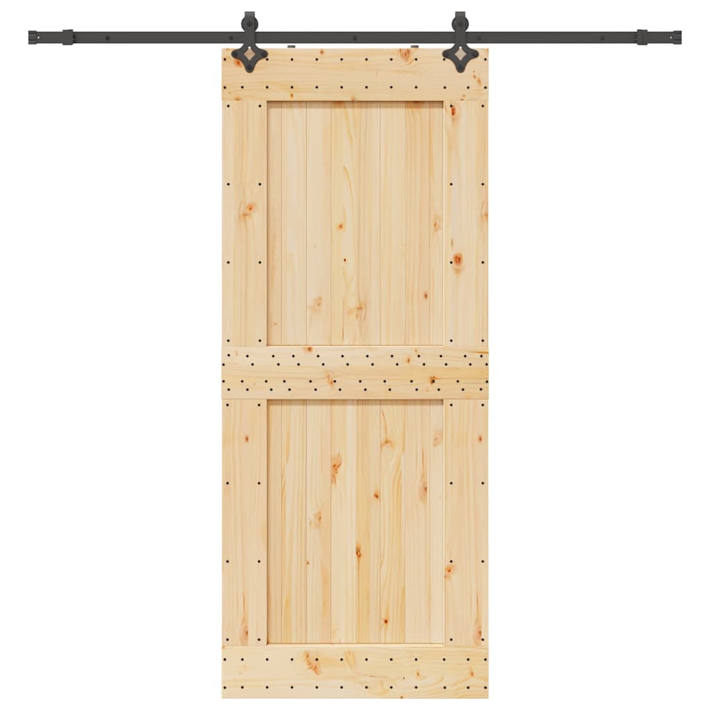 JUNG Vida Schiebetür mit Beschlag 95x210 cm Massivholz Kiefer
