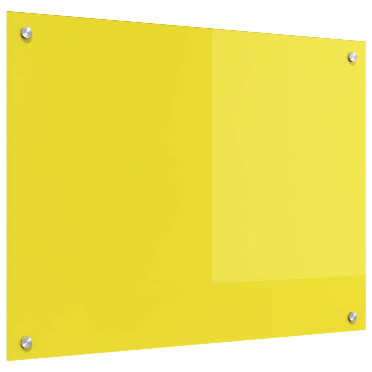 JUNG Vida Küchenrückwand Gelb 80 x 60 cm Gehärtetes Glas