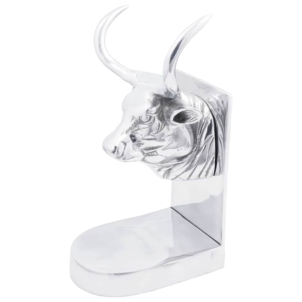 JUNG Vida Buchstützen 2 pcs Silber 17 x 15 x 27 cm Aluminium