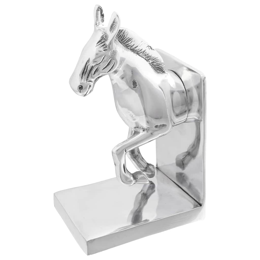 JUNG Vida Buchstützen 2 pcs Silber 11 x 14 x 25 cm Aluminium