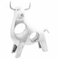 JUNG Vida Stierskulptur Silber 22 x 9.5 x 34 cm Aluminium