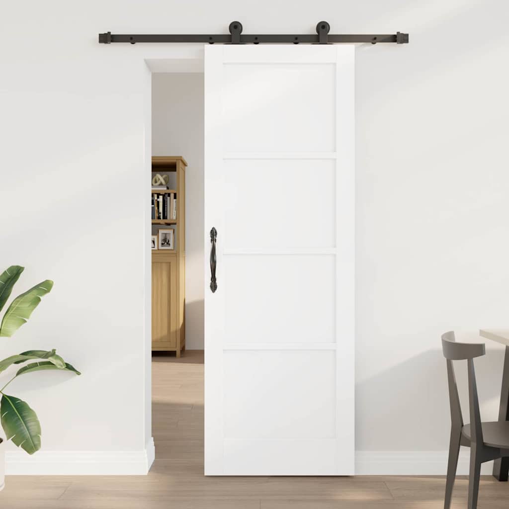 JUNG Vida Schiebetür ORKDAL Weiß 73,5 x 211 cm Massives Kiefernholz