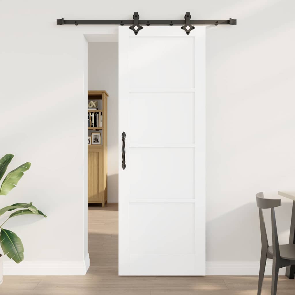 JUNG Vida Schiebetür ORKDAL Weiß 73,5 x 211 cm Massives Kiefernholz