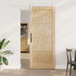 JUNG Vida Schiebetür ORKDAL Braun 86 x 211 cm Massives Kiefernholz