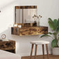 JUNG Vida Schminktisch mit Schubladen Braun 83 x 40 x 70 cm Holzwerkstoff
