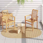 JUNG Vida Teppich ZIZUR Braun 200 x 140 cm Polypropylen