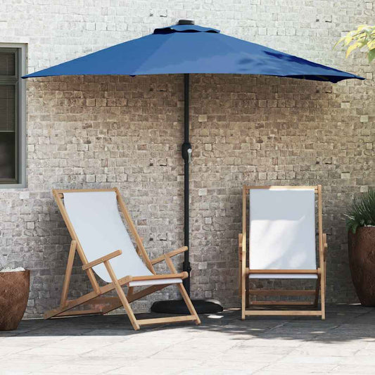 JUNG Vida Garten-Sonnenschirm Azurblau 294 x 150 x 224 cm
