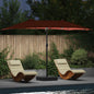 JUNG Vida Garten-Sonnenschirm Terrakotta 385 x 209 x 244 cm Polyester