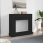 JUNG Vida Kaminumrandung Schwarz Eichen-Optik 100x30x87,5cm Holzwerkstoff