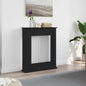 JUNG Vida Kaminumrandung Schwarz Eichen-Optik 75x20x87,5 cm Holzwerkstoff