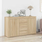 JUNG Vida Sideboard Sonoma-Eiche 120 x 36 x 69 cm Holzwerkstoff