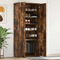 JUNG Vida Schuhschrank Geräucherte Eiche 80 x 39 x 178 cm Holzwerkstoff