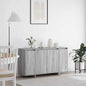 JUNG Vida Sideboard Graues Sonoma 135 x 41 x 75 cm Holzwerkstoff