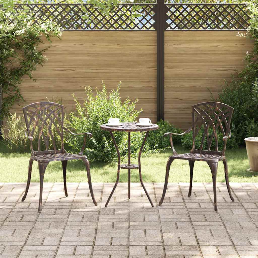 JUNG Vida Gartenstuhl 2 pcs Bronze 53 x 51 x 88,5 cm Aluminium