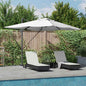 JUNG Vida Sonnenschirm Sand 352 x 251 x 265 cm Polyester und Aluminium