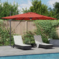 JUNG Vida Roma Parasol Rot 286 x 284 x 270 cm Aluminium und Polyester