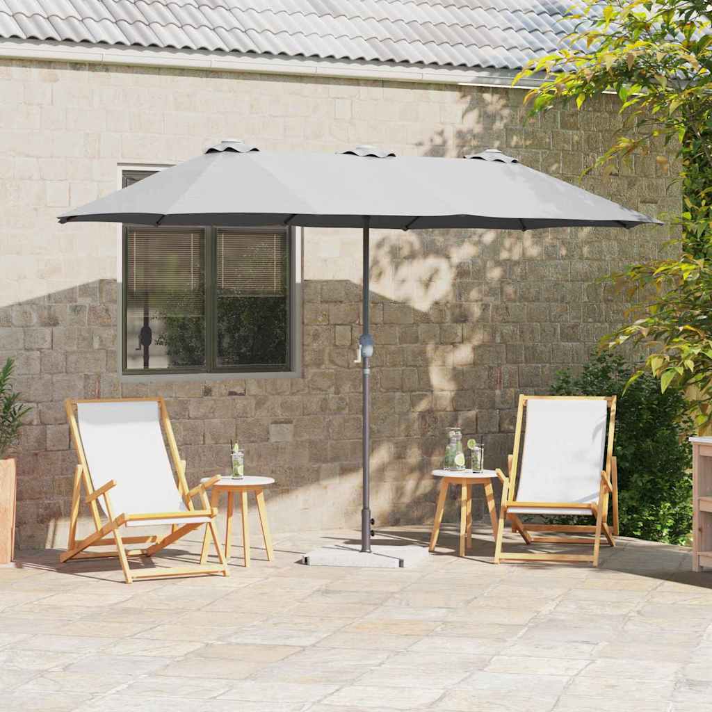 JUNG Vida Garten-Sonnenschirm Sand 370 x 197 x 239 cm