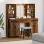 JUNG Vida Schminktischset mit LED mit Regal 3 pcs Altholz Holzwerkstoff