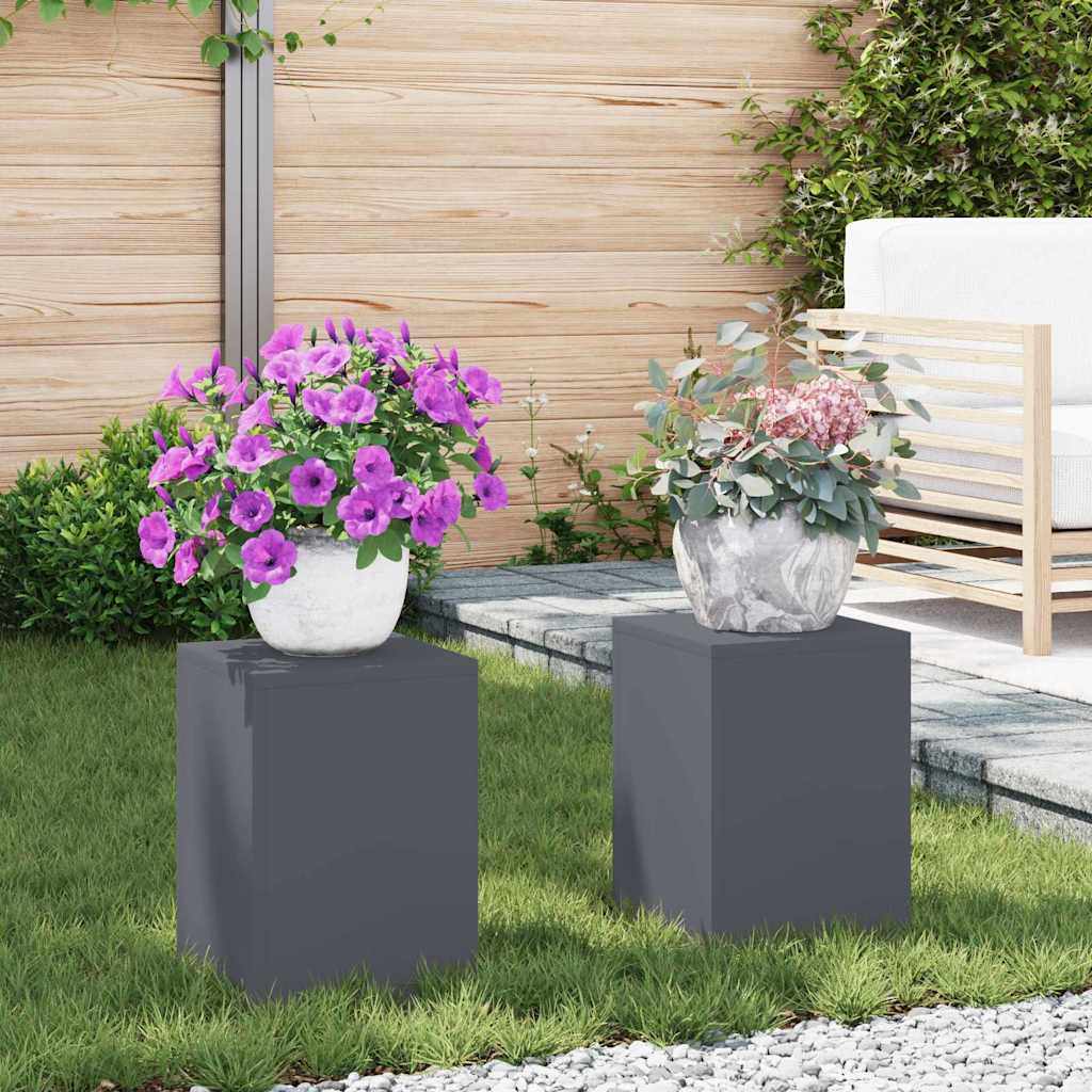 JUNG Vida Pflanzenständer 2 pcs Anthrazit 24 x 24 x 35 cm Stahl