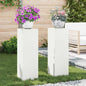JUNG Vida Pflanzenständer 2 pcs Weiß 24 x 24 x 75 cm Stahl