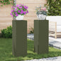 JUNG Vida Pflanzenständer 2 pcs Olivgrün 24 x 24 x 75 cm Stahl