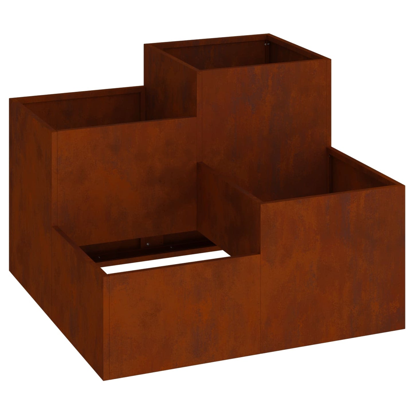 JUNG Vida Gartenblumentopf Rostig 100 x 100 x 60 cm Wetterfeststahl